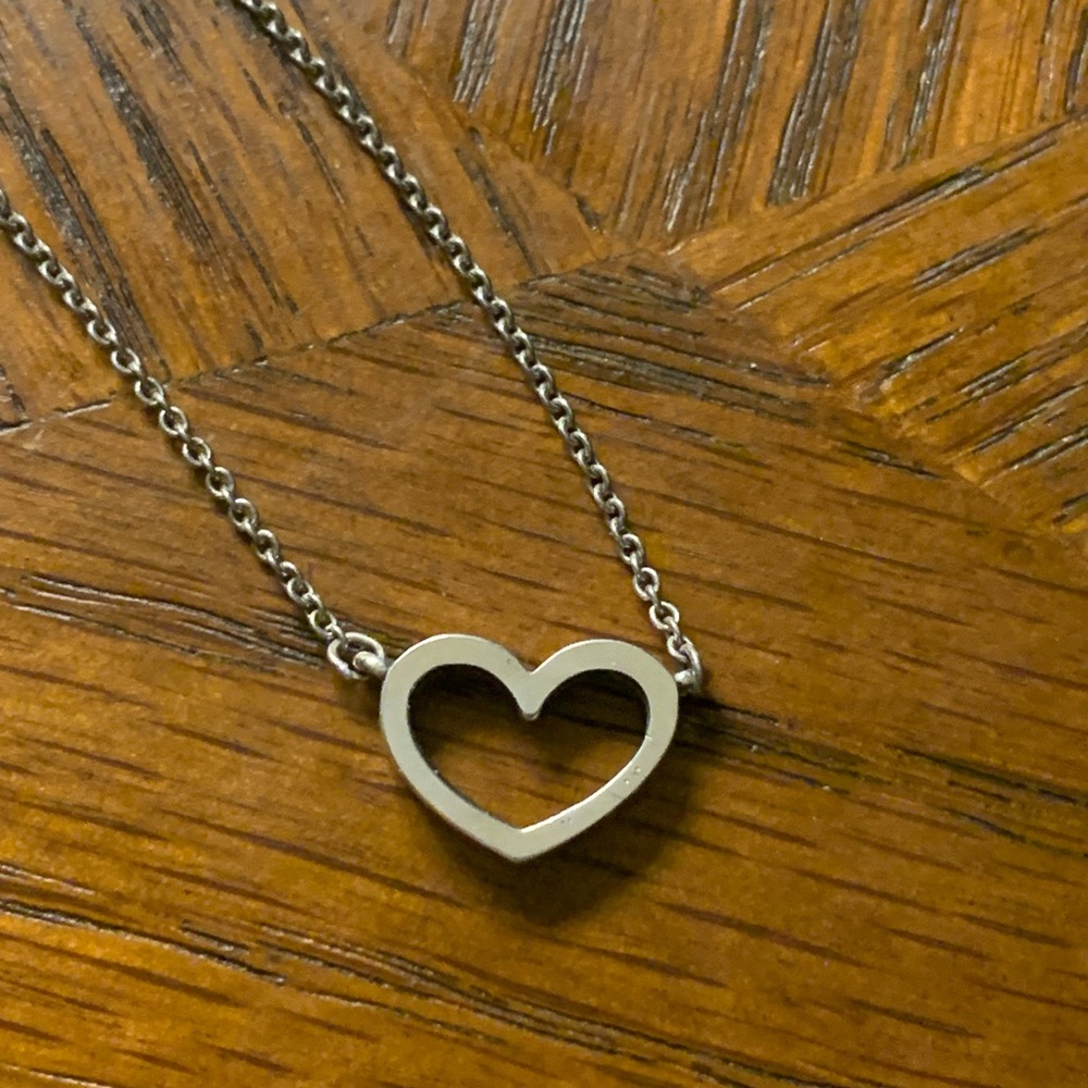 James Avery petite heart necklace
